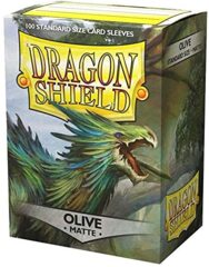 Dragon Shield Sleeves - Matte Olive  (Box of 100)